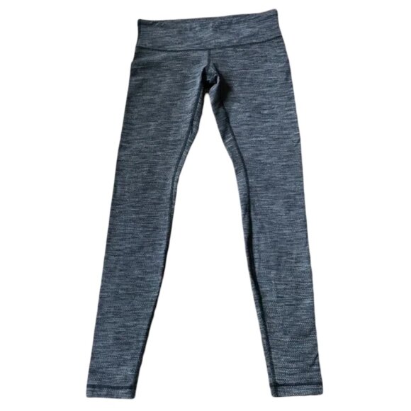 Lululemon grey patterned leggings size 6 - Picture 1 of 10